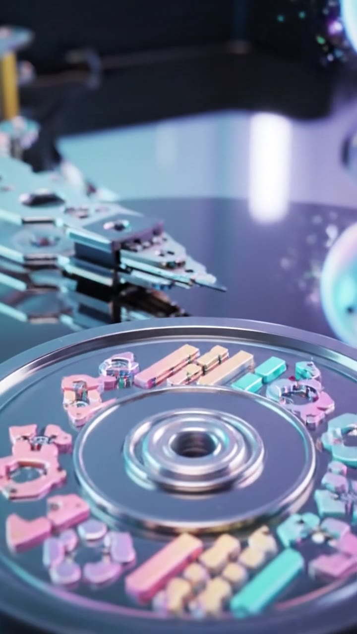 Spinning Platters and Gliding Heads on Magnetic Surfaces