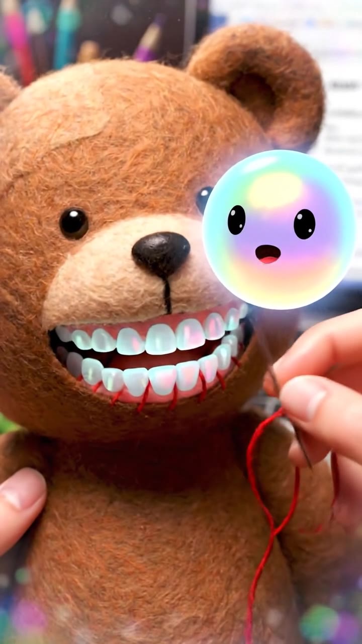 Fuggler Accidental Origin: Bear with Fake Teeth