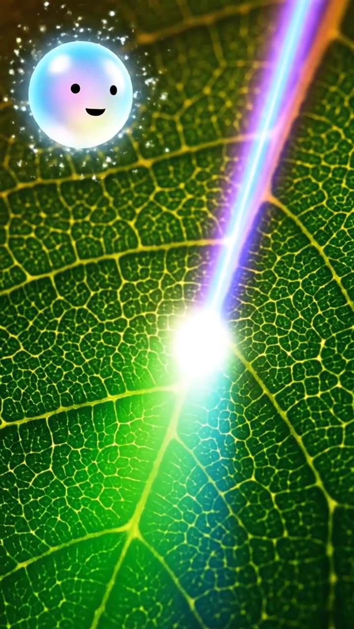 How Leaves Trap Light: The Green Antenna