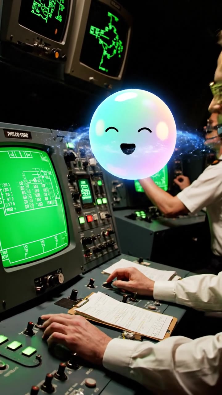 Deciphering the glowing green consoles