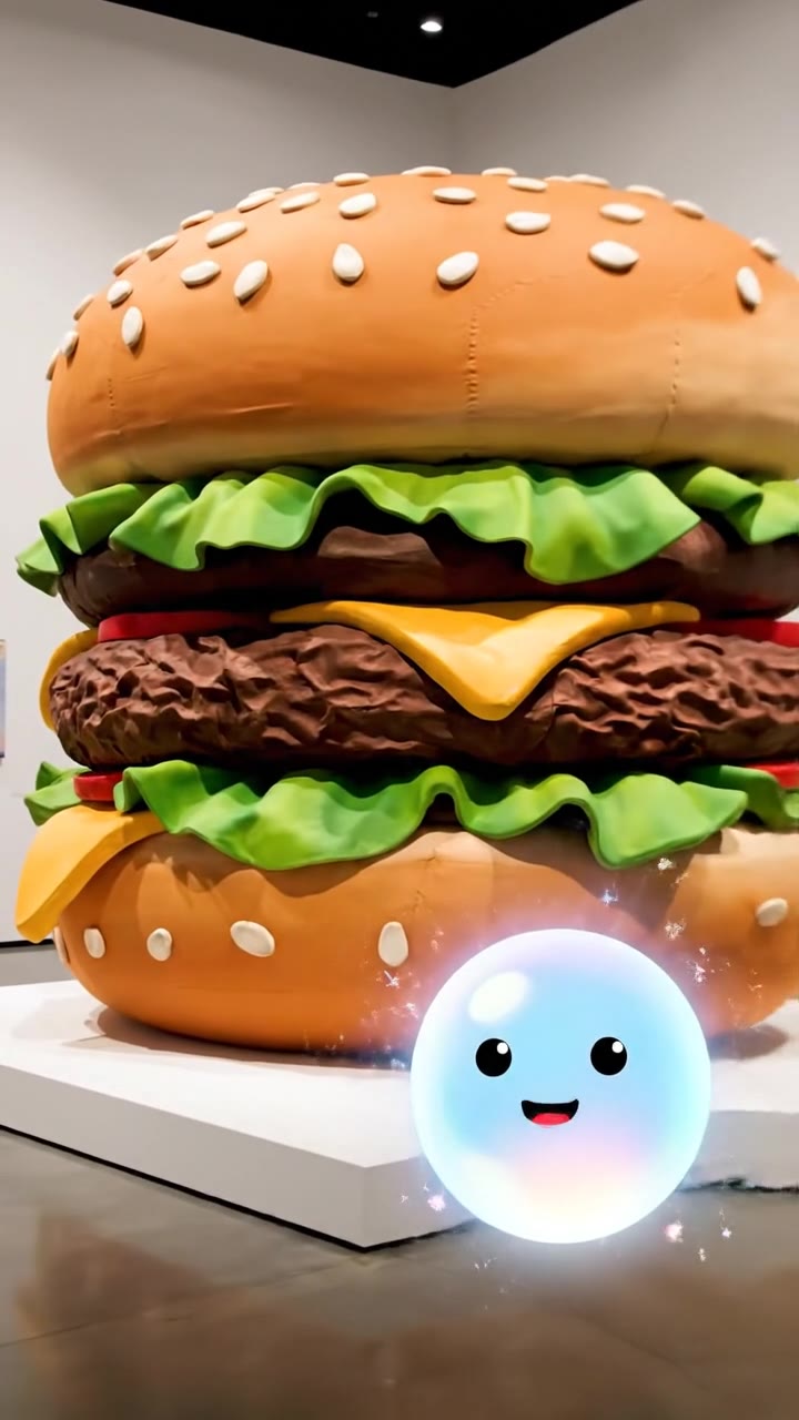 Claes Oldenburg's Giant Soft Hamburgers