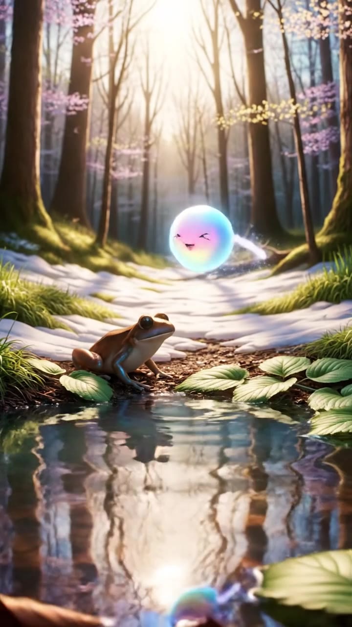 Wood Frog Spring Thaw