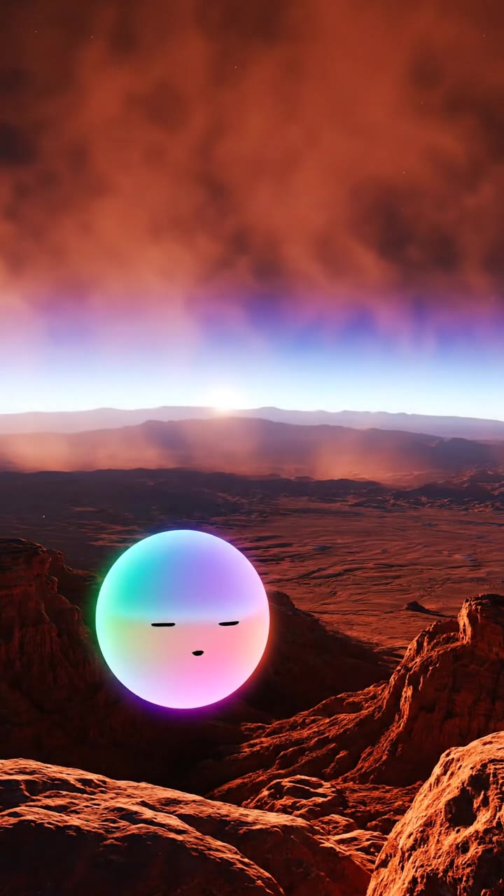 Blue sunsets on the Red Planet