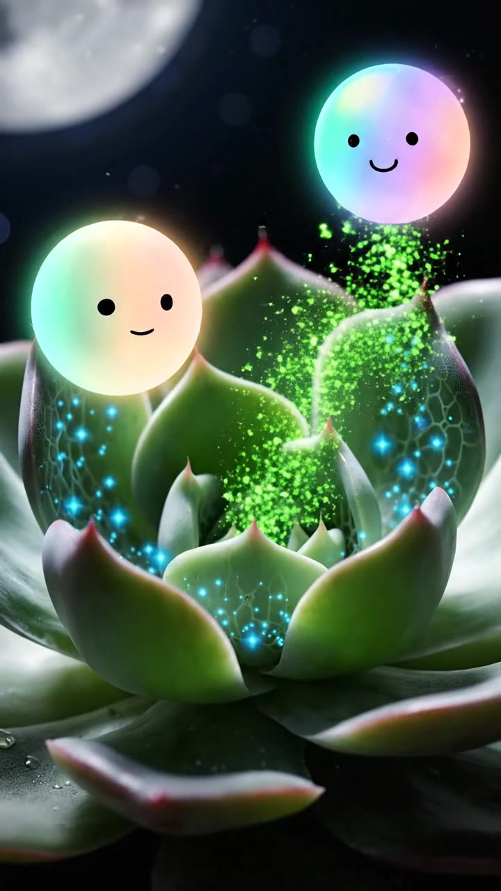 How succulents breathe only at night