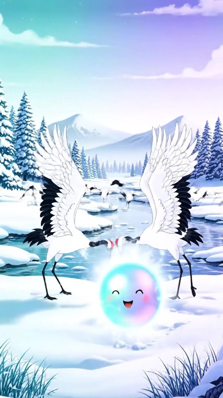 Crane Courtship Dances and Lifelong Partnerships