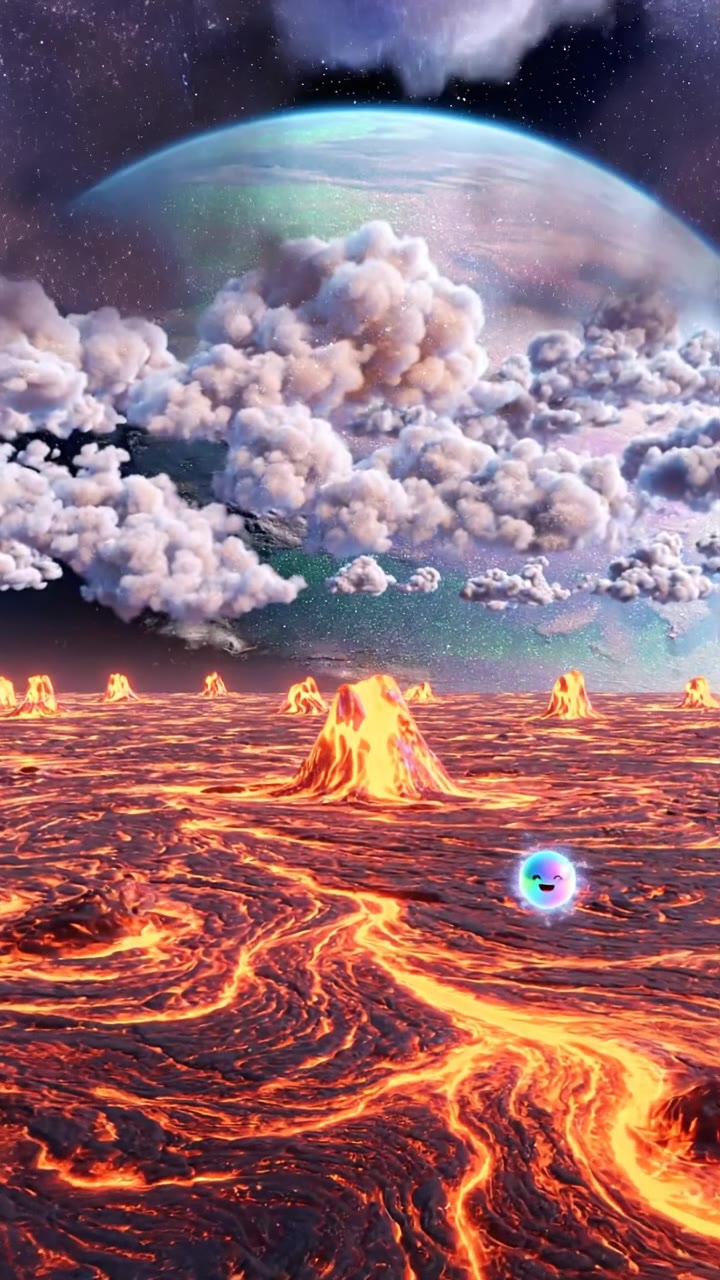 Lava Planet Protected by Mineral Clouds