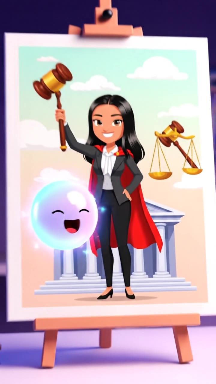 Custom Superhero Lawyer Portrait