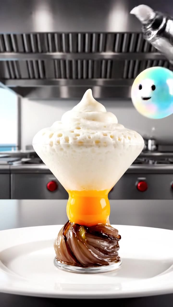 Tortilla en copa de Ferran Adrià y la deconstrucción