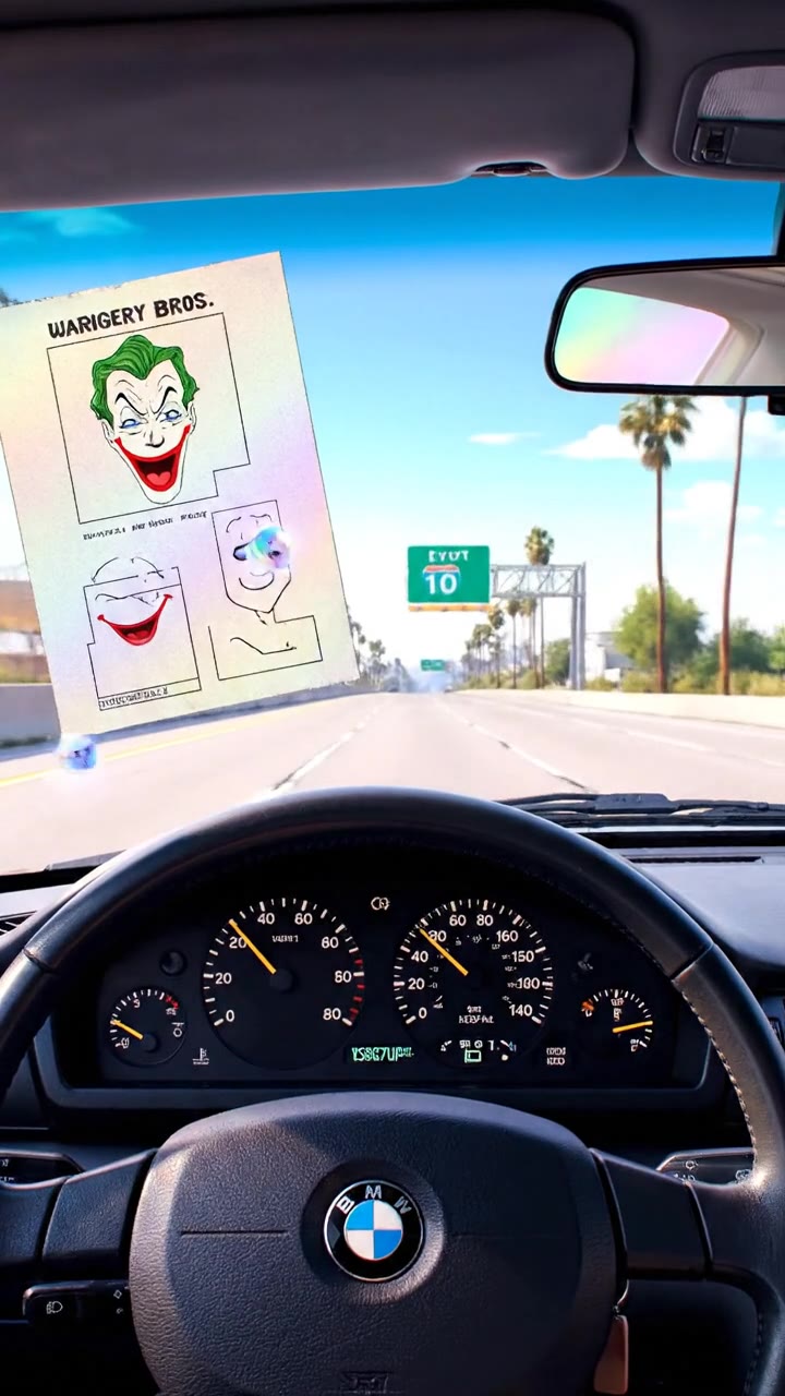 Testing an Evil Laugh on the L.A. Freeway