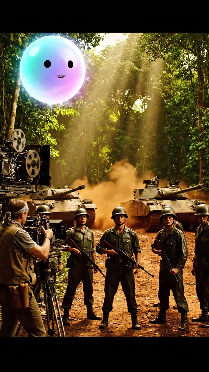 Filming during a real revolution