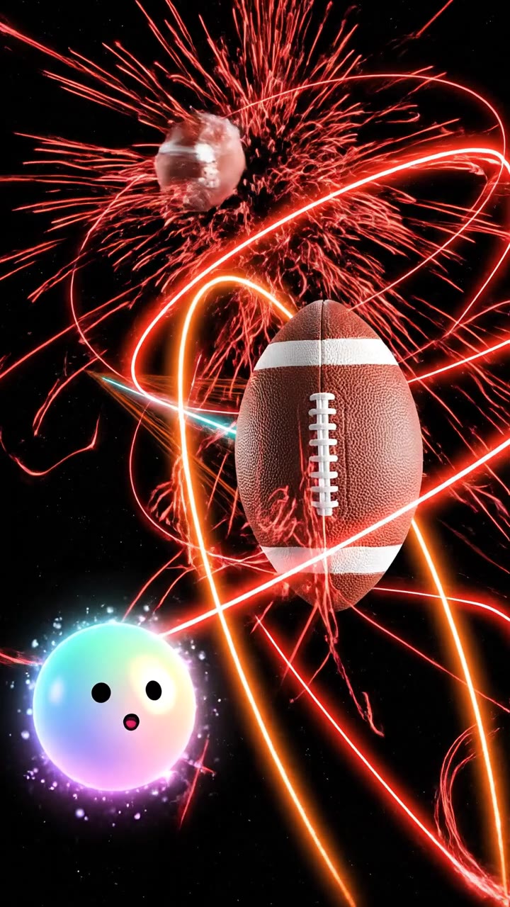 Physics of a Spinning Football's Trajectory