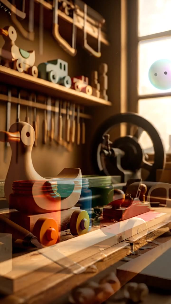 The workshop of Ole Kirk Christiansen