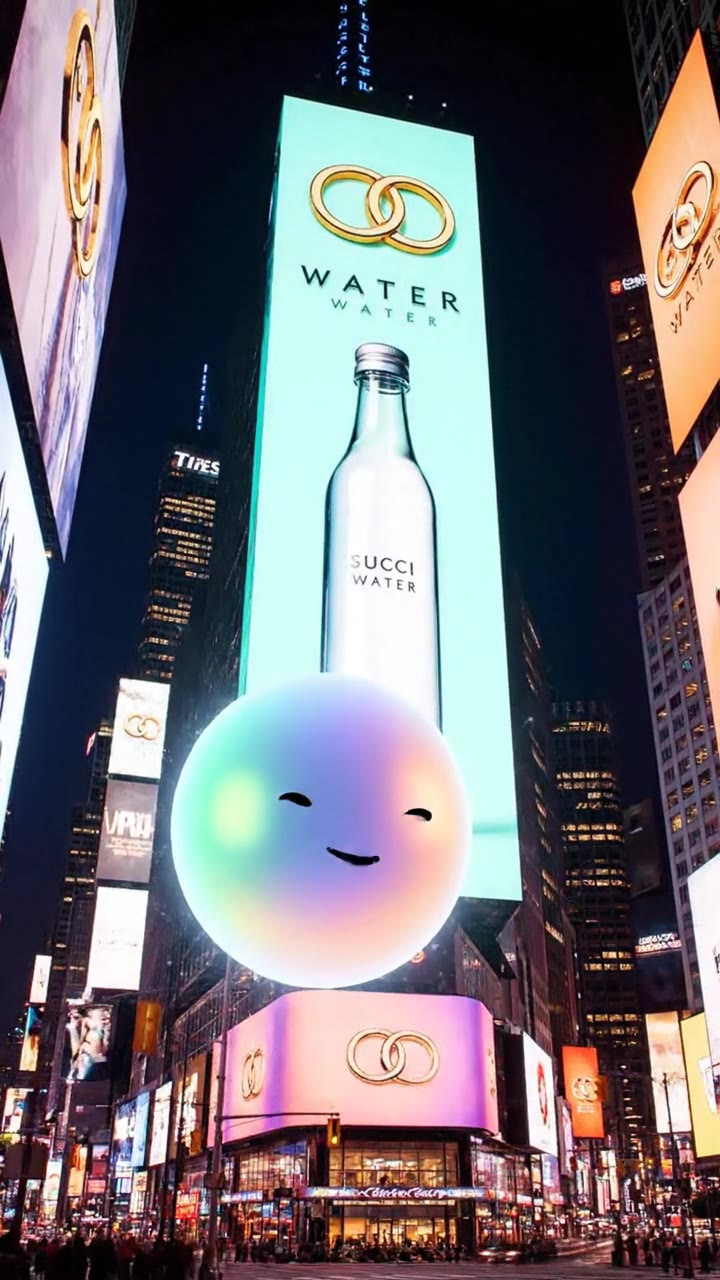Satirical billboard advertisements