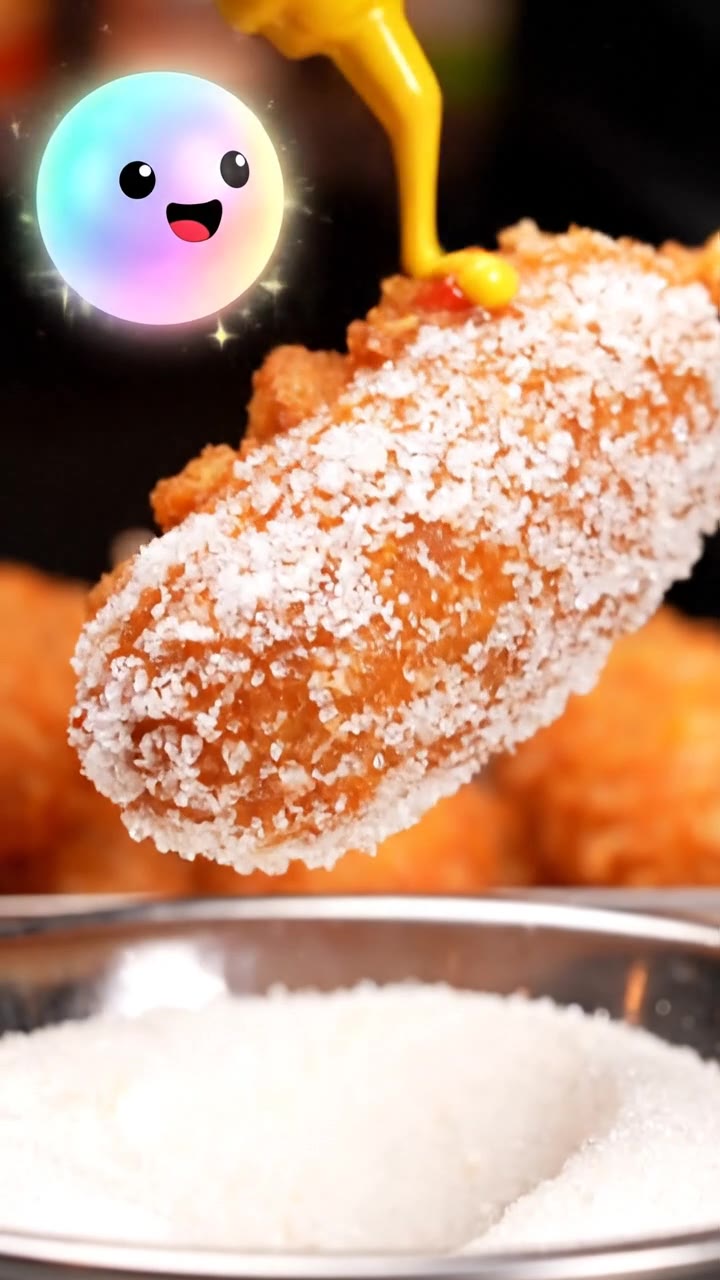 The sugar-coated Korean corn dog