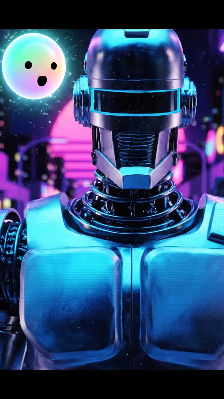 Part machine, part cop, all satire