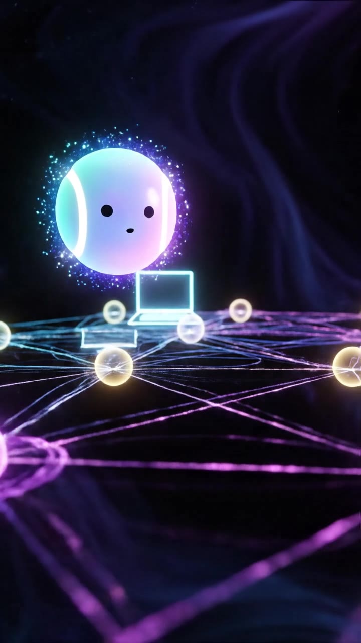 What is a Node? Glowing Holographic Nodes