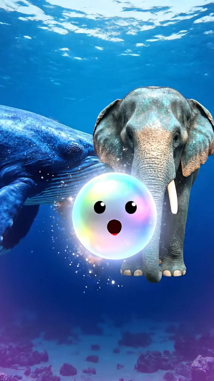 Whale tongue weight compared to an elephant