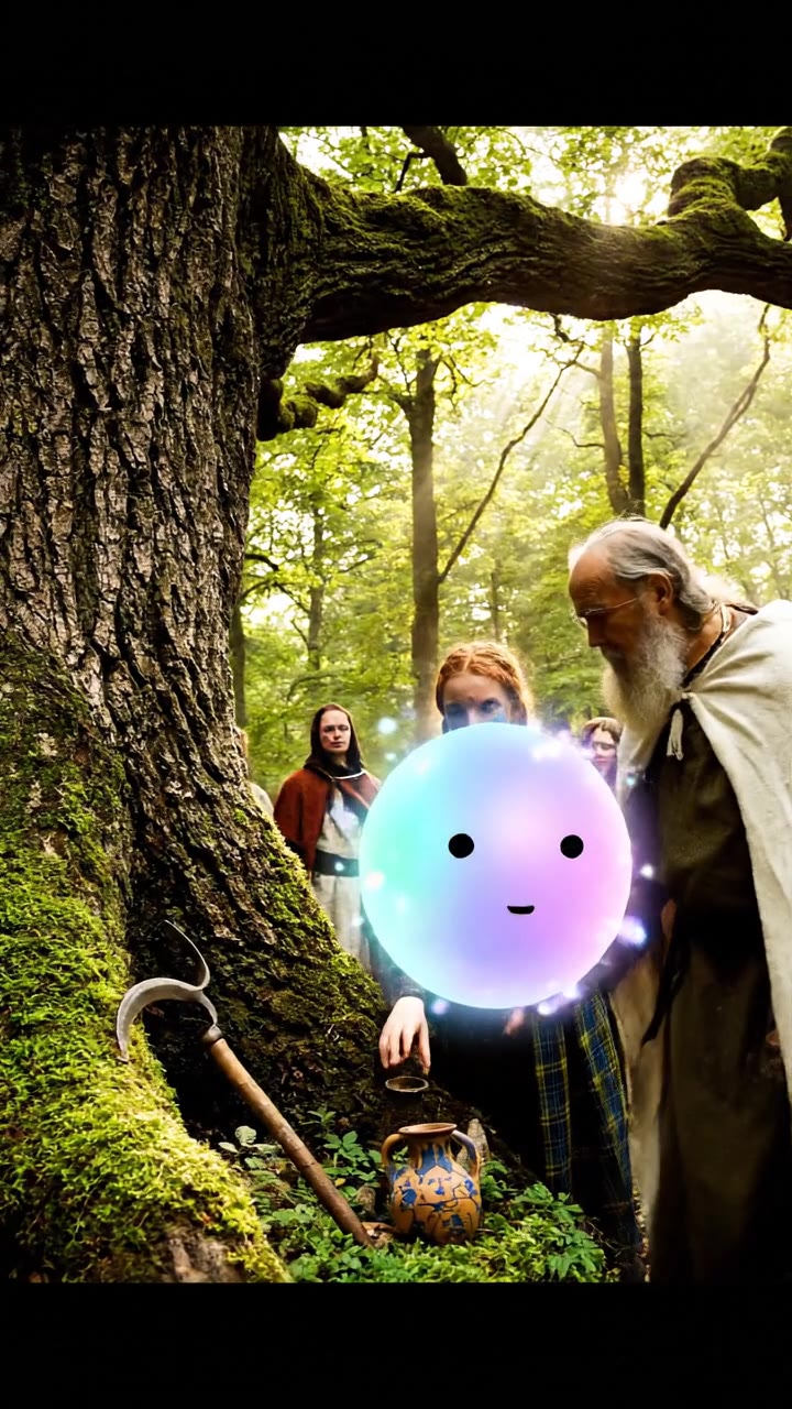 The sacred groves of the Druids