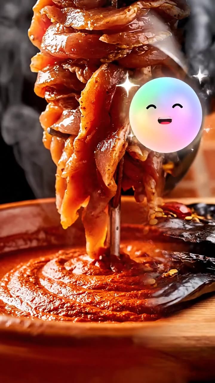La mezcla de chiles secos