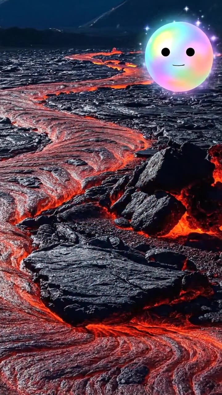 The smooth and blocky lavas