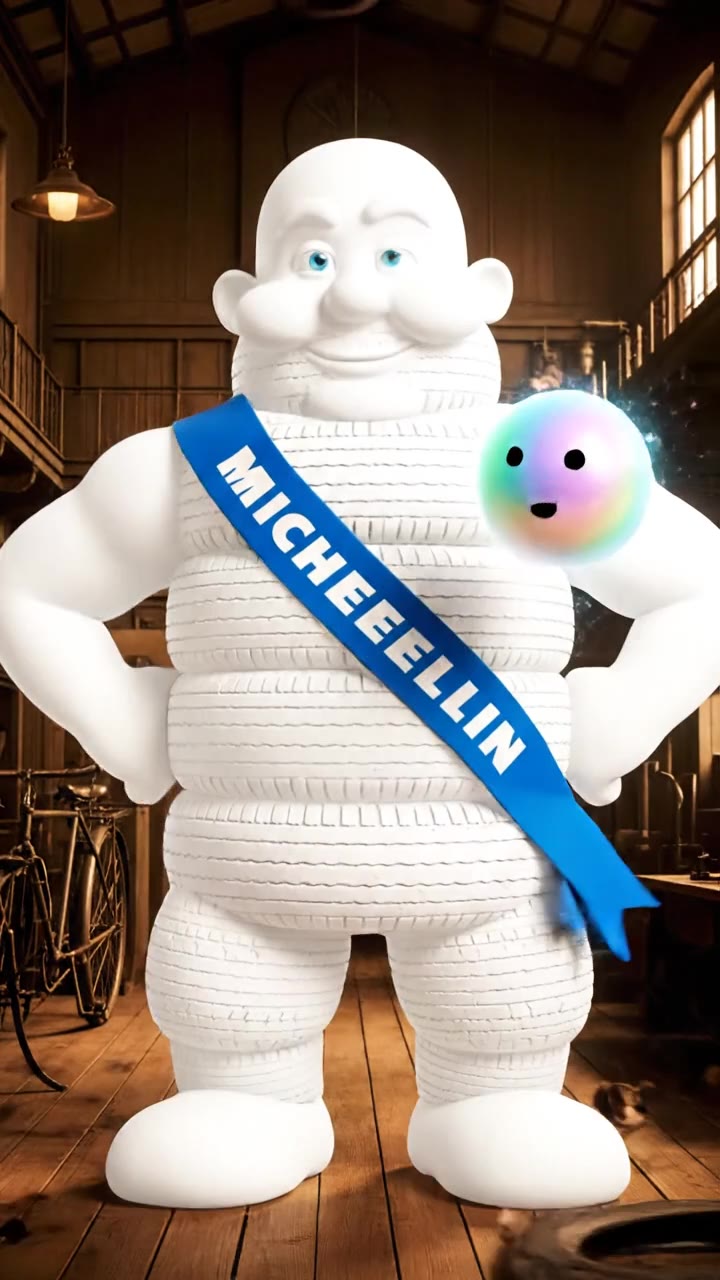 How a Stack of Tires Inspired the Michelin Man