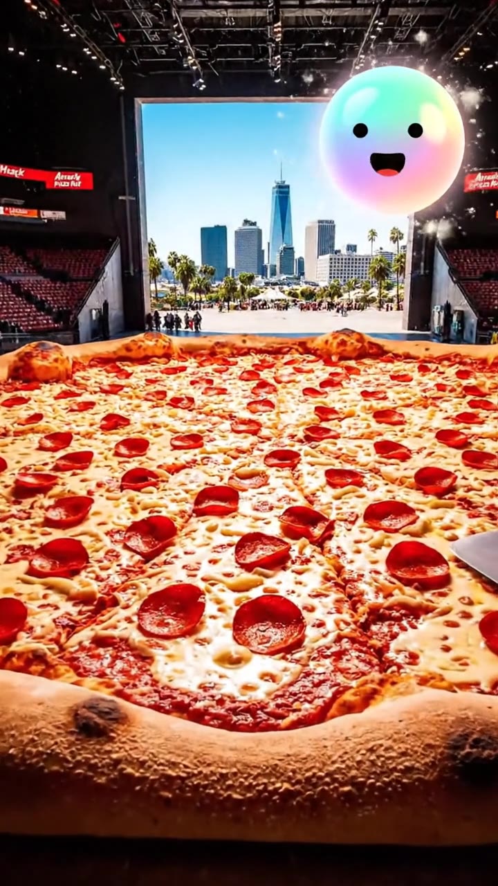 La pizza más grande jamás horneada