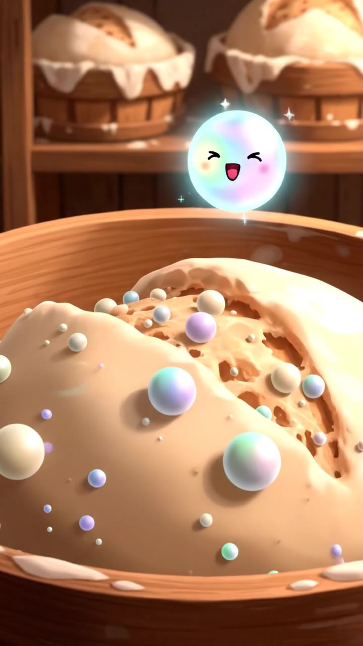 Yeast in bread dough