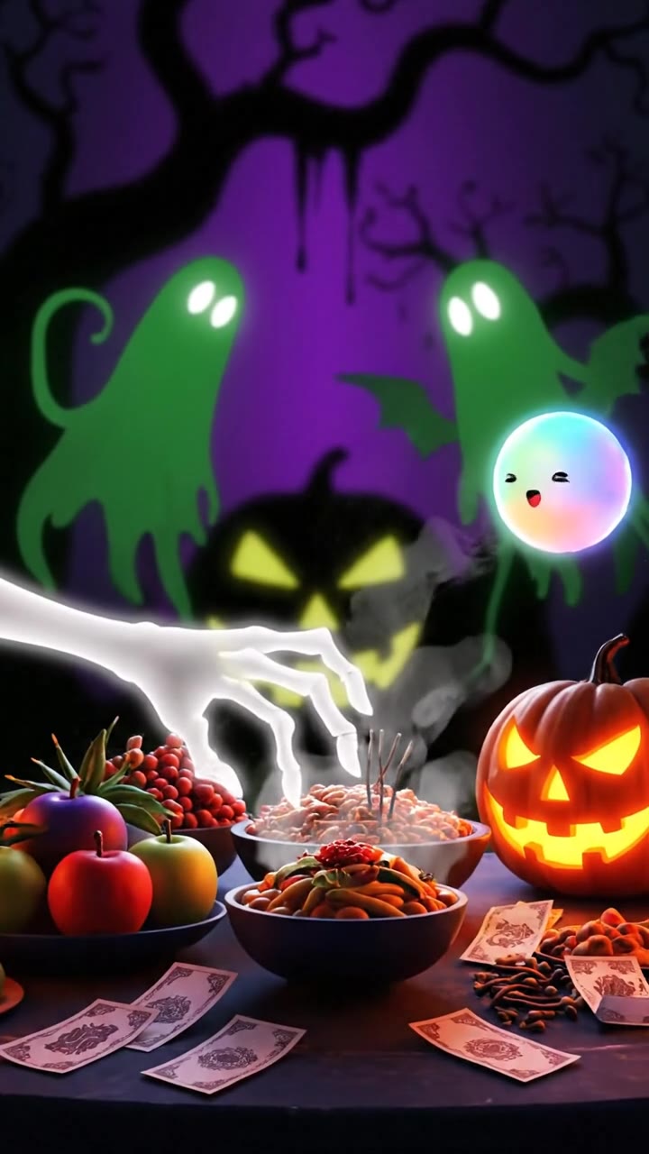 The hungry ghost festival of China