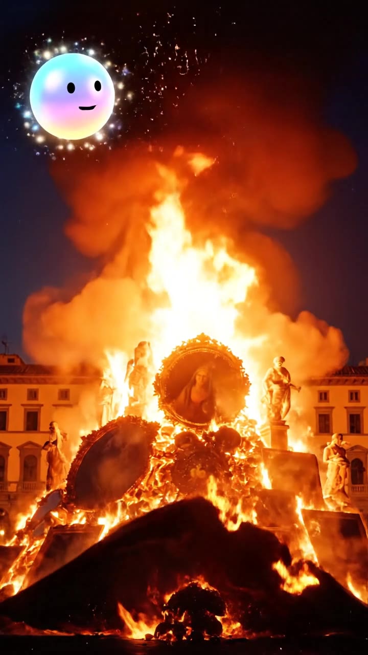 Bonfire of the Vanities in Renaissance Art History