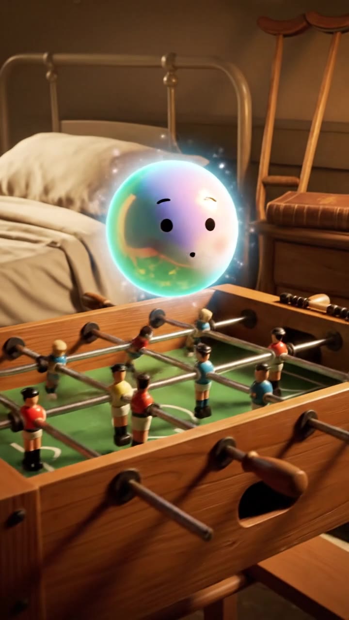 Alejandro Finisterre y el futbolito de mesa