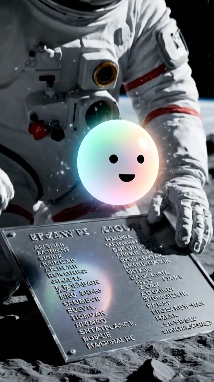 Plaque of Fourteen Names on the Moon