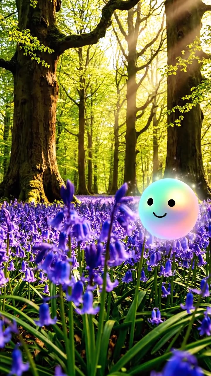 Bluebells in Ancient European Woods