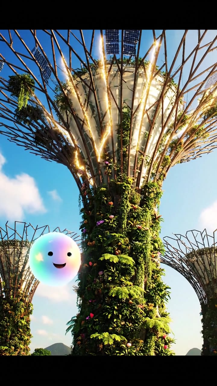 The vertical gardens of Singapore