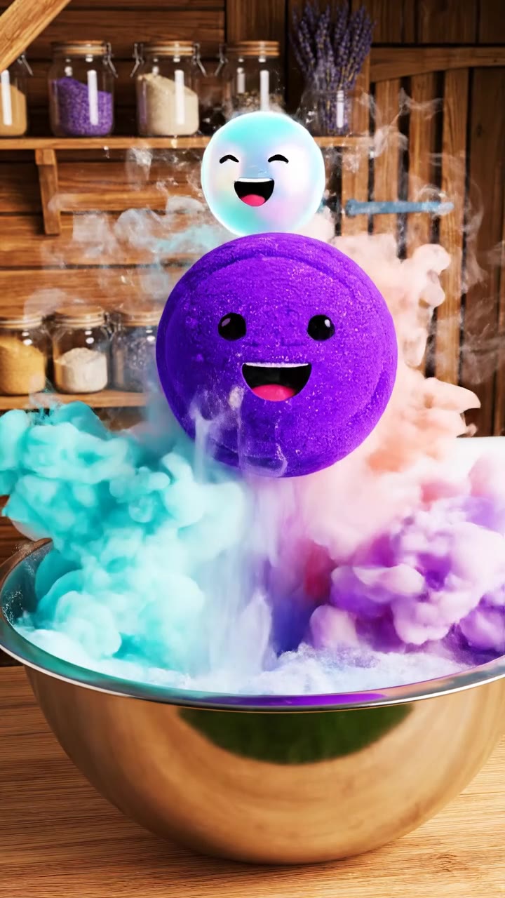 Bath Bomb Chemistry: Baking Soda and Acid Fizz