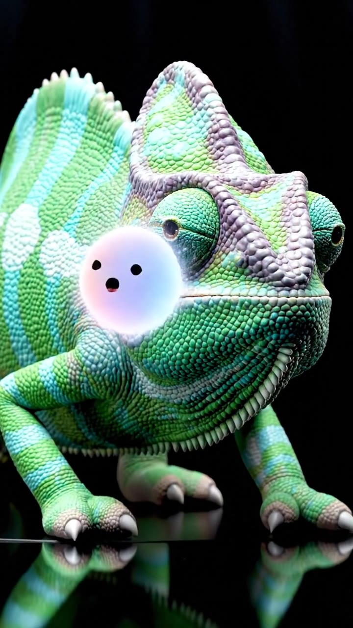 Cartoon Chameleon Communion Video