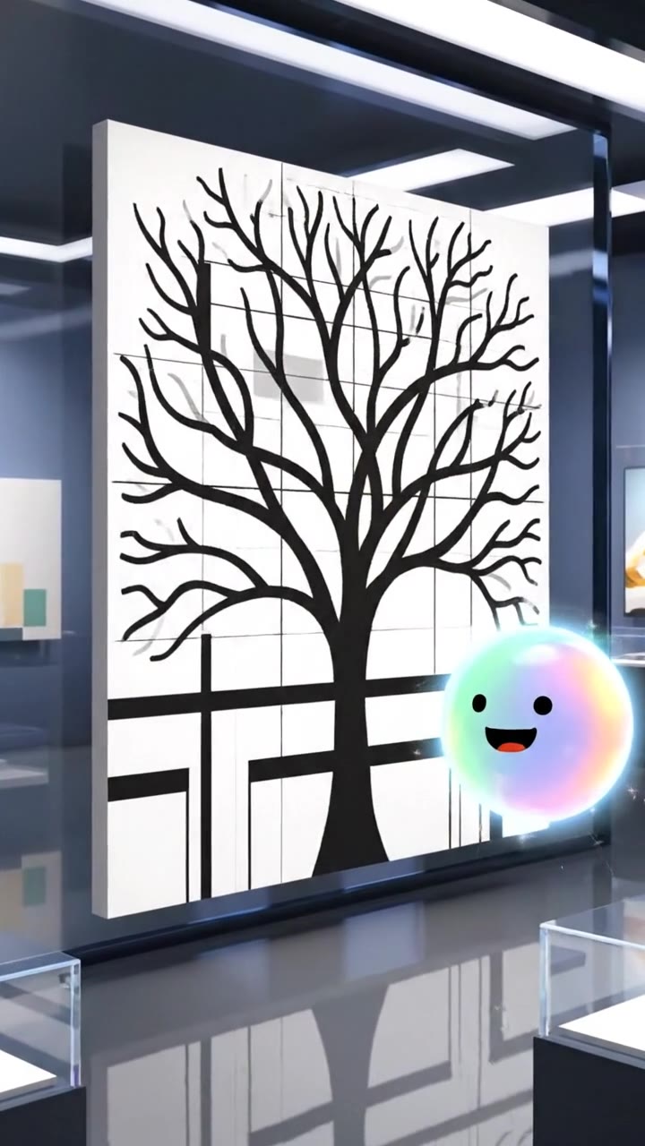 How Piet Mondrian Found Structure in a Gray Tree