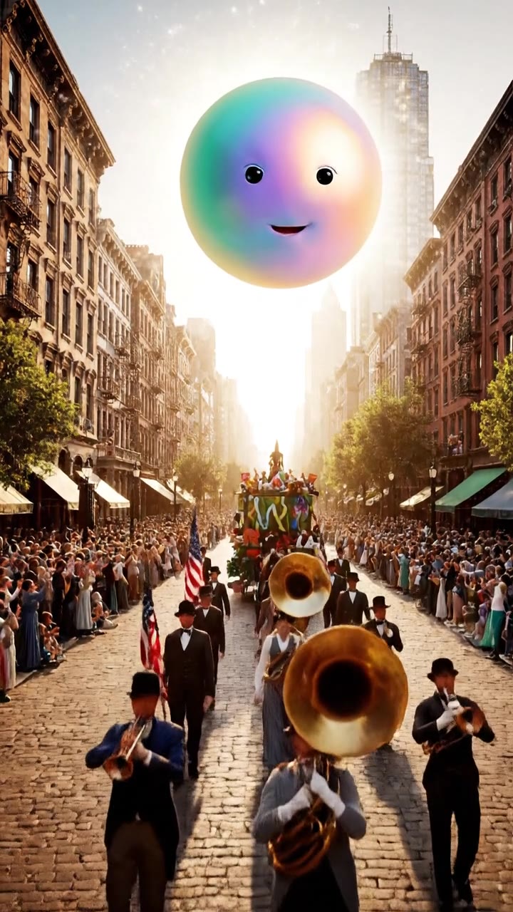The first parade in New York City
