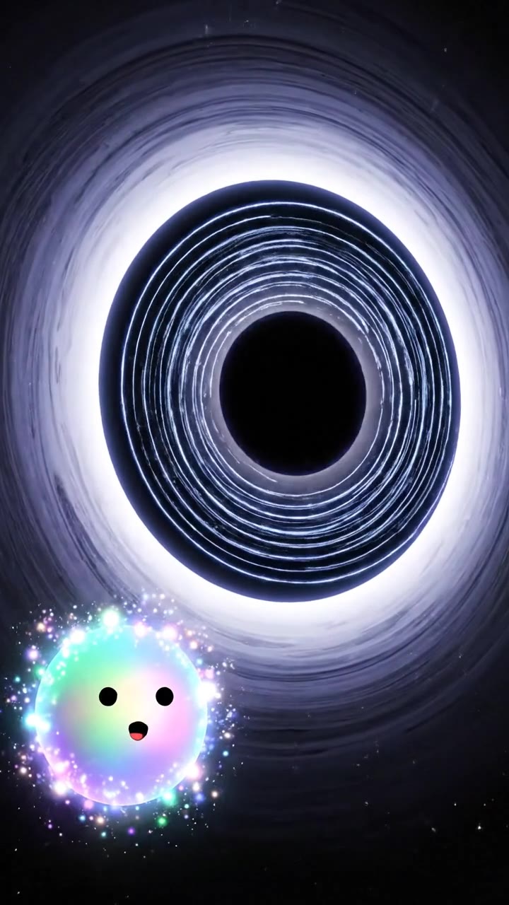 The bending ring of light