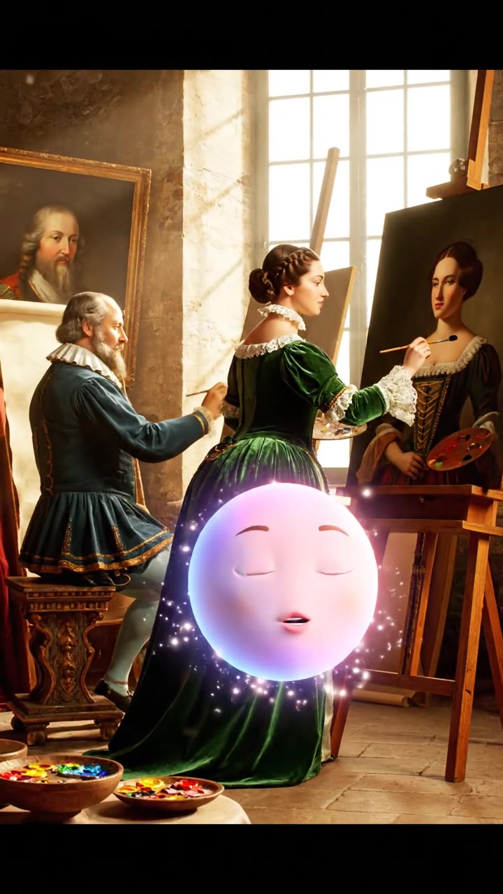 Double Illusion of Teacher and Student in Renaissance Art