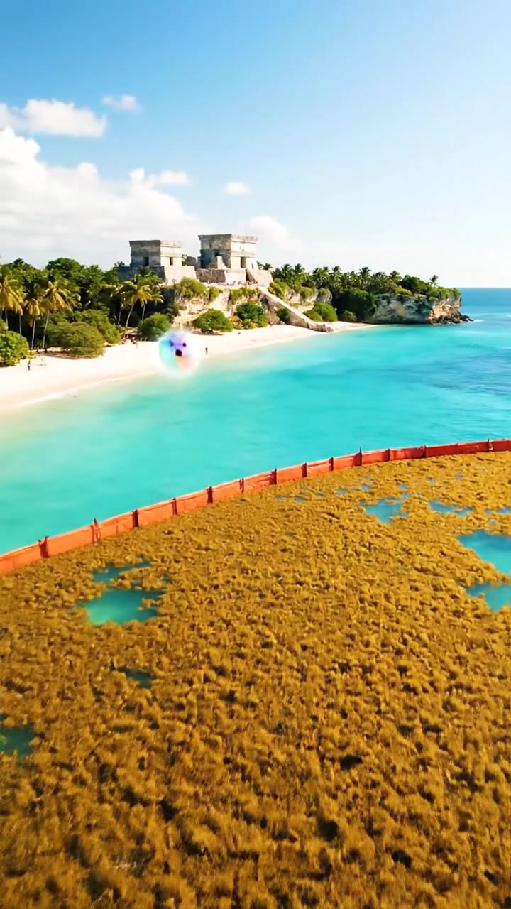 Sargazo en México: Origen de la marea flotante