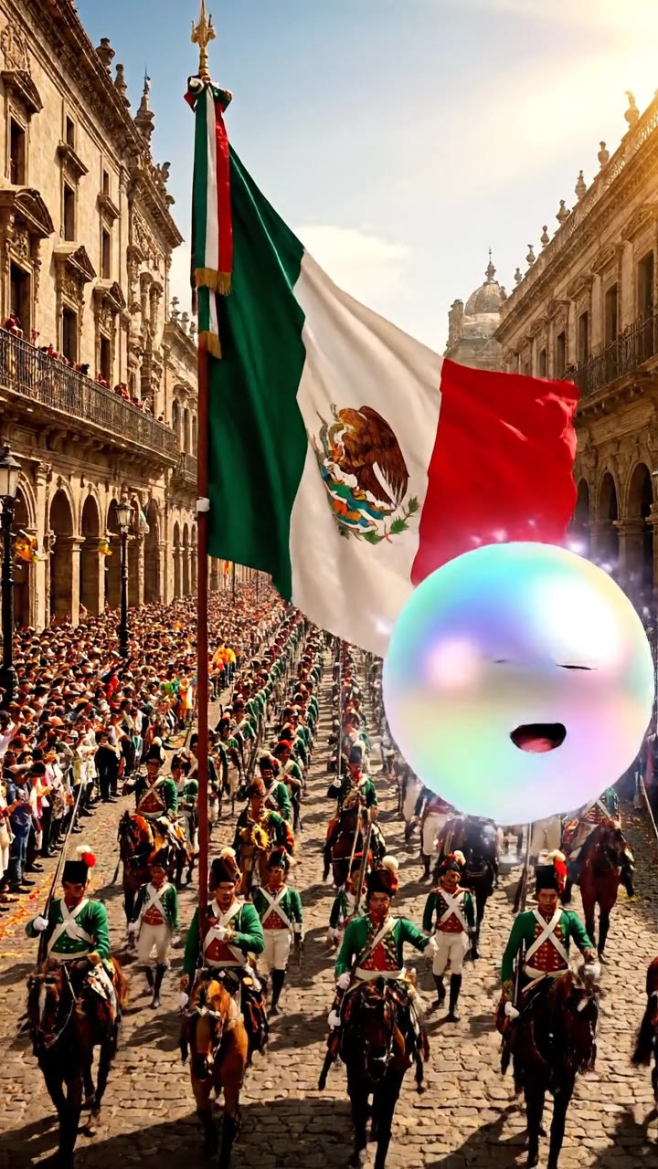 Entrada del Ejército Trigarante al estilo Juan Gabriel