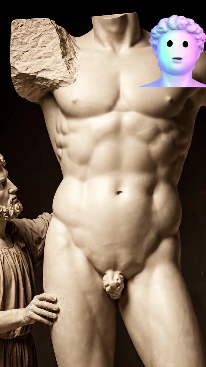 Michelangelo and the Giant Marble Prisoner