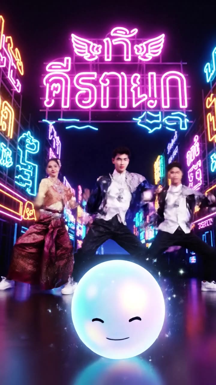Neon and Silk Visual Style of Hybrid T-Pop