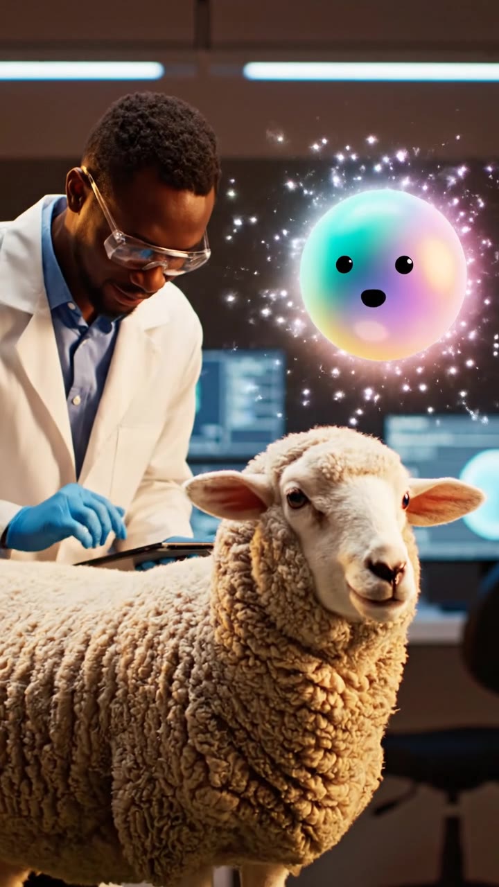 Dolly the sheep makes history
