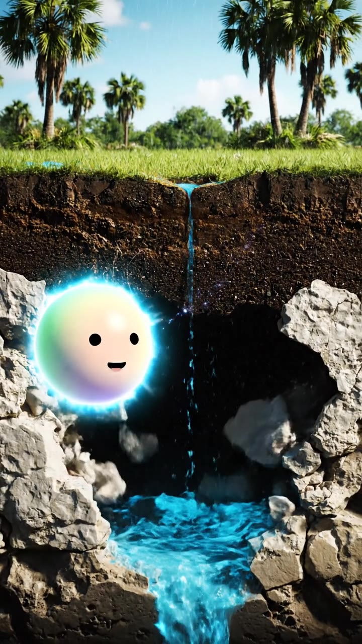 How Rain Acts Like Acid to Create Florida Sinkholes