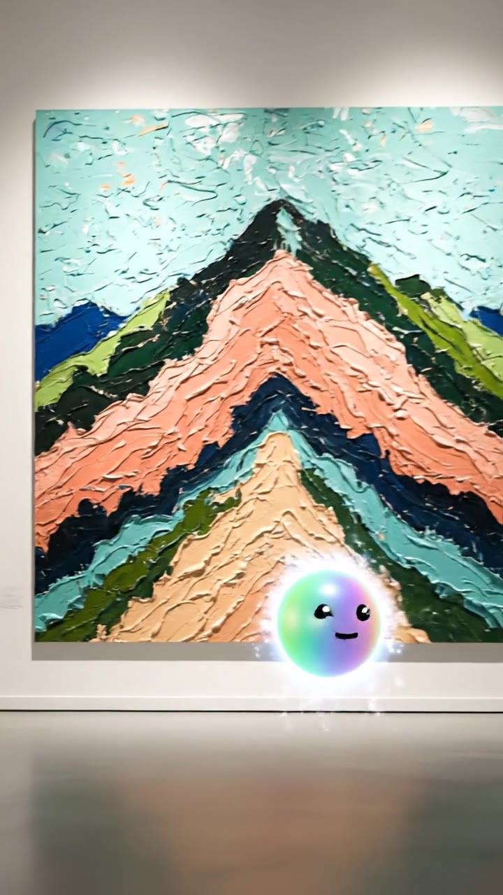 We paint the mountains blue (paint them blue!) / Bringing