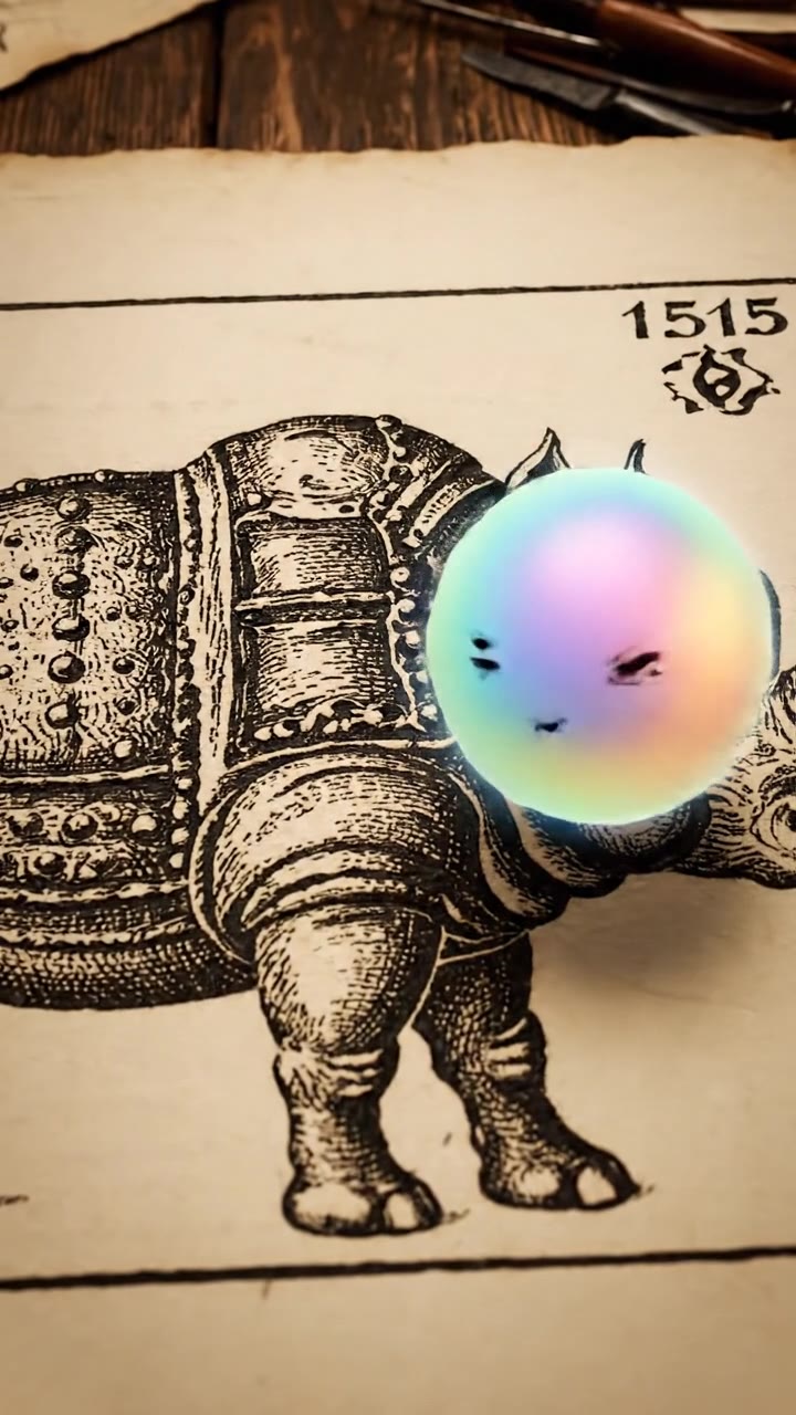 Ein Nashorn, das nie ein Nashorn sah