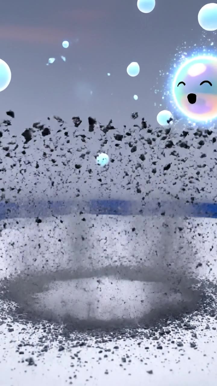 Efecto Leidenfrost para limpiar polvo lunar