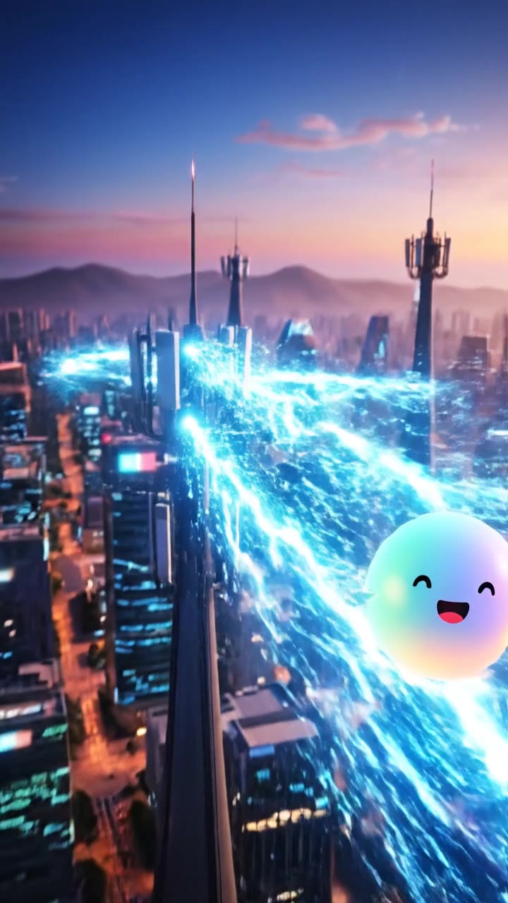 기지국 사이를 번개처럼 달리는 5G 이동통신