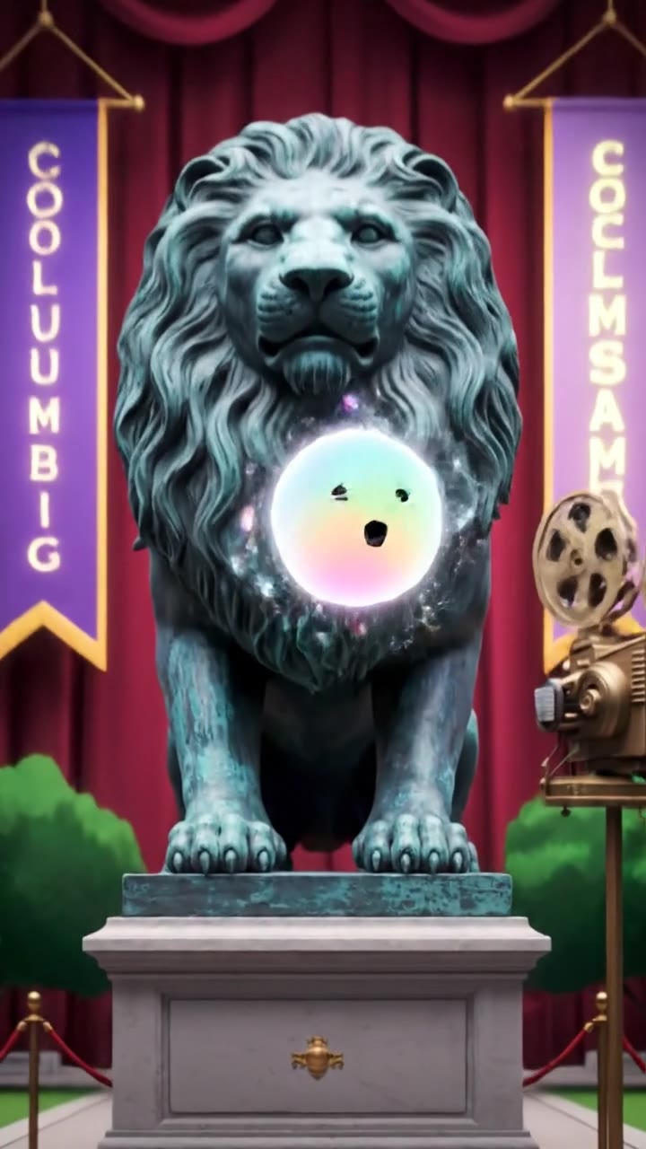 That Hollywood roar, That Hollywood roar, A Columbia lion